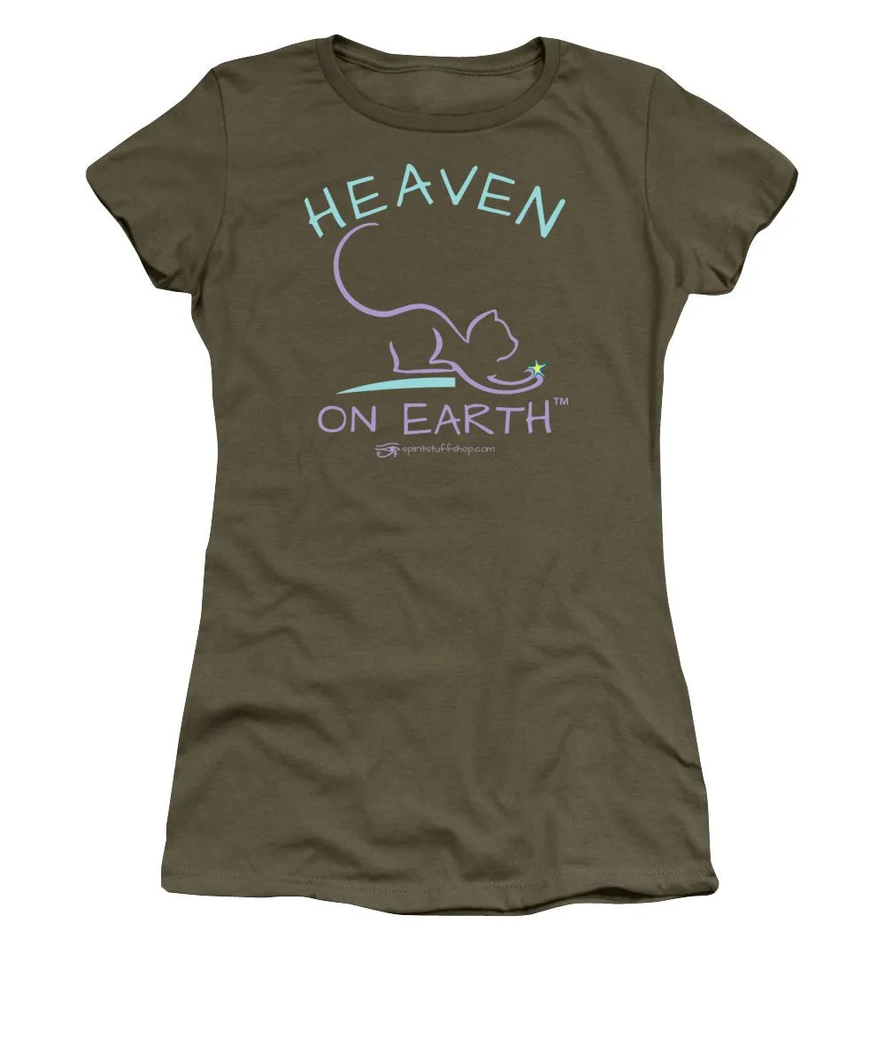 Cat/kitty Heaven On Earth - Women's T-Shirt