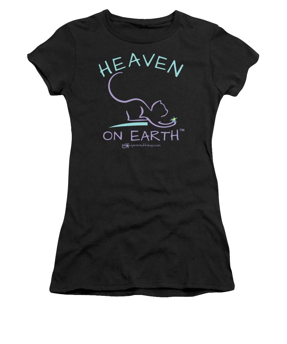 Cat/kitty Heaven On Earth - Women's T-Shirt