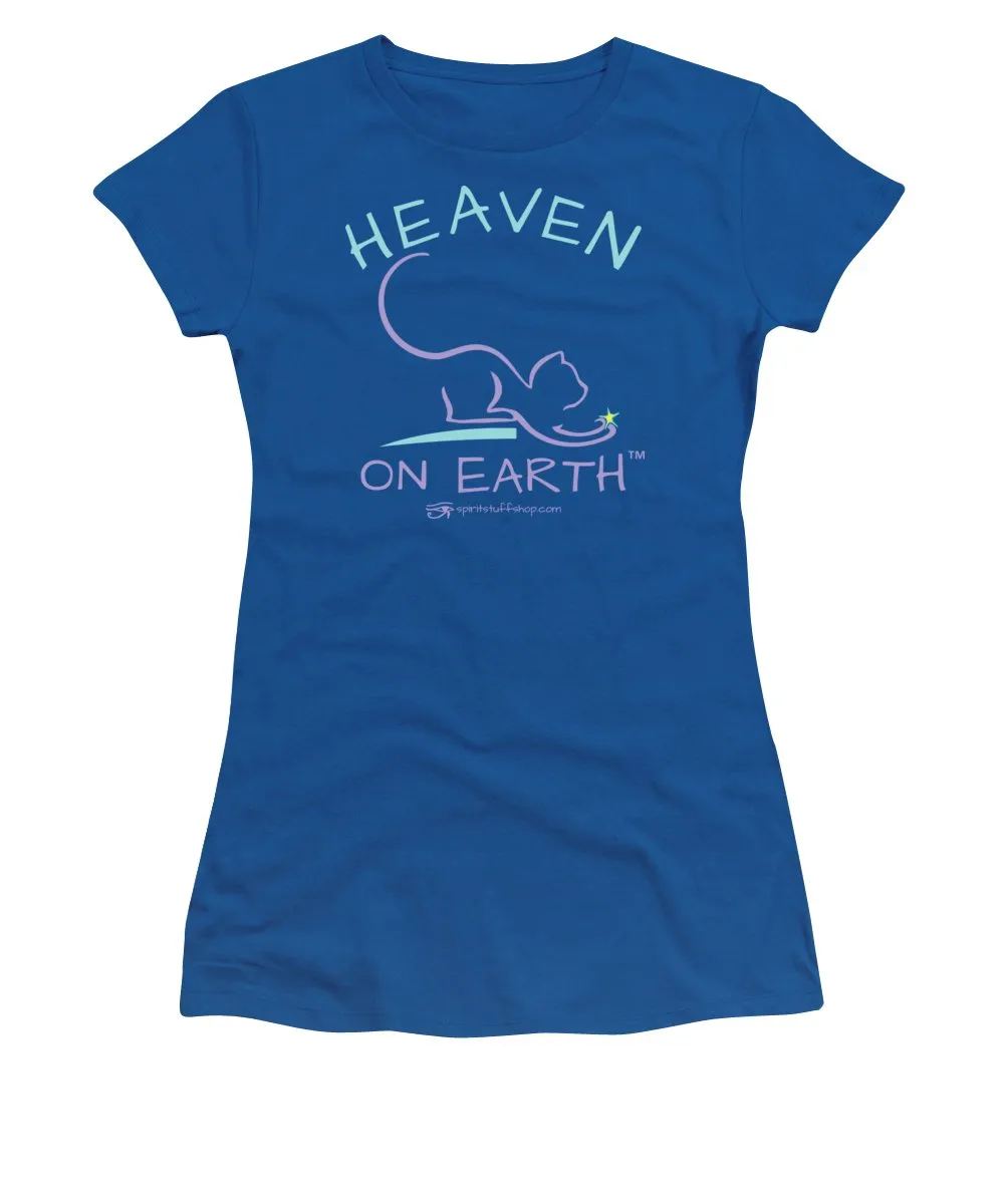 Cat/kitty Heaven On Earth - Women's T-Shirt