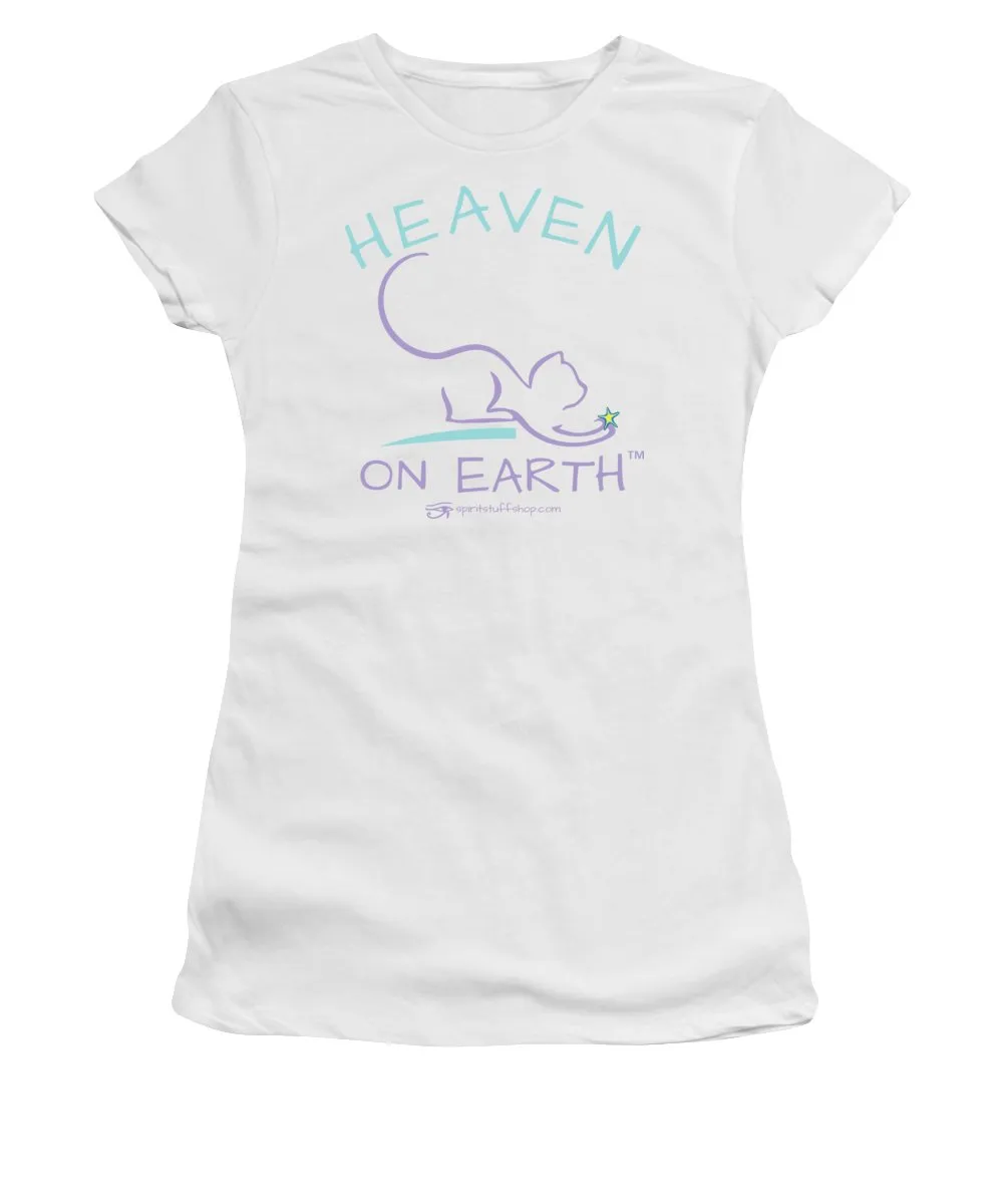 Cat/kitty Heaven On Earth - Women's T-Shirt