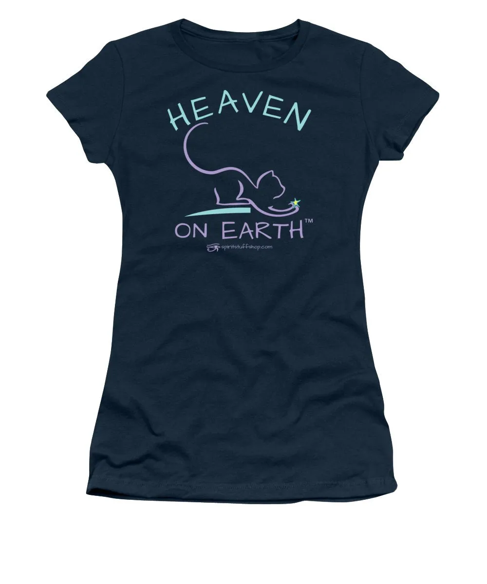 Cat/kitty Heaven On Earth - Women's T-Shirt