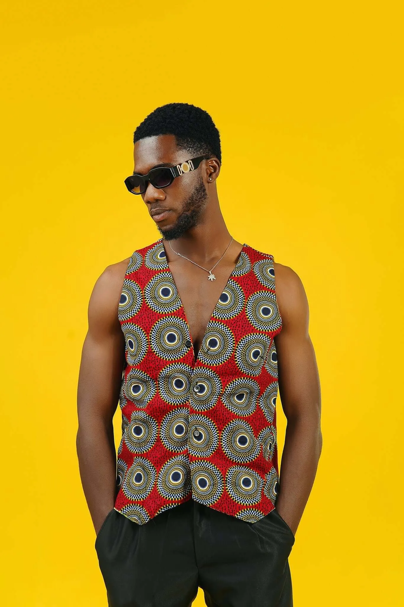 Colour Me Crazy Patchwork Reversible Waistcoat