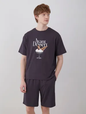 COOL MEN'S Rayon Desert Logo Relaxed Fit T-shirt