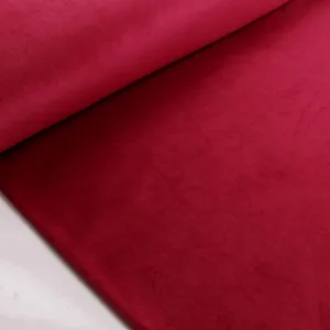 Cotton Velvet fabric - Pinky Red