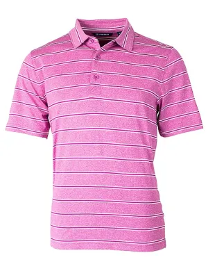 Cutter & Buck Men's Forge Heathered Stripe Stretch Polo
