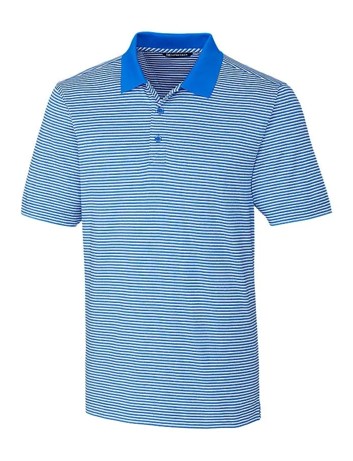 Cutter & Buck Men's Forge Tonal Stripe Stretch Polo