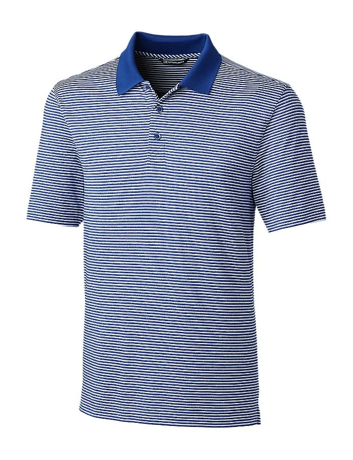 Cutter & Buck Men's Forge Tonal Stripe Stretch Polo