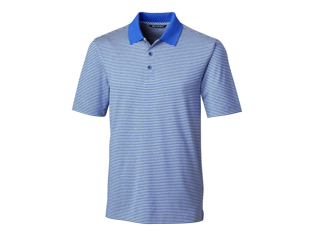 Cutter & Buck Men's Forge Tonal Stripe Stretch Polo
