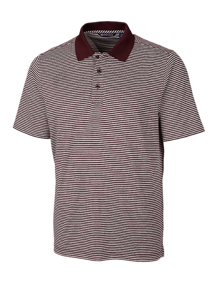 Cutter & Buck Men's Forge Tonal Stripe Stretch Polo
