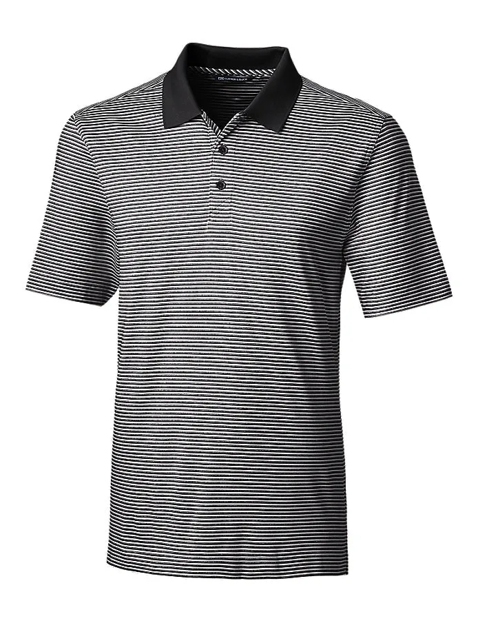 Cutter & Buck Men's Forge Tonal Stripe Stretch Polo