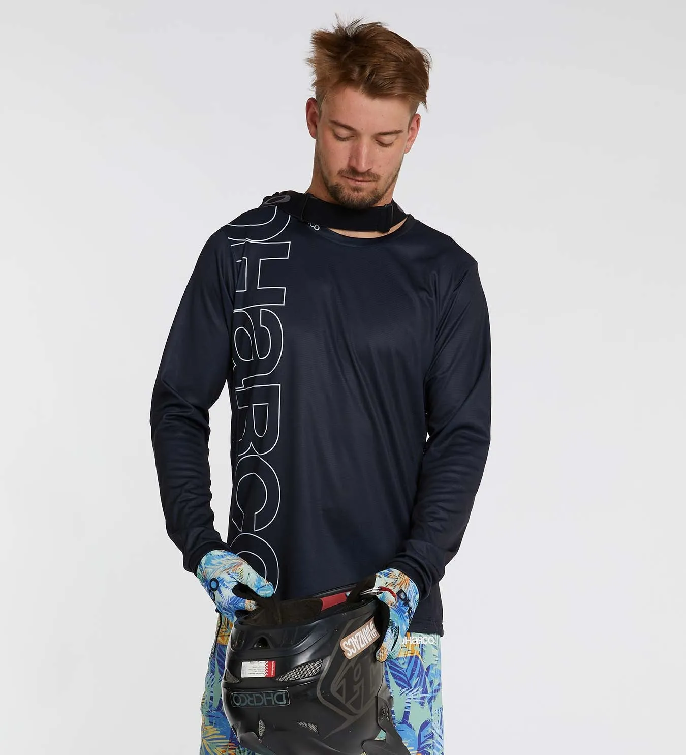 DHaRCO Mens Long Sleeve Gravity Jersey - Shadow