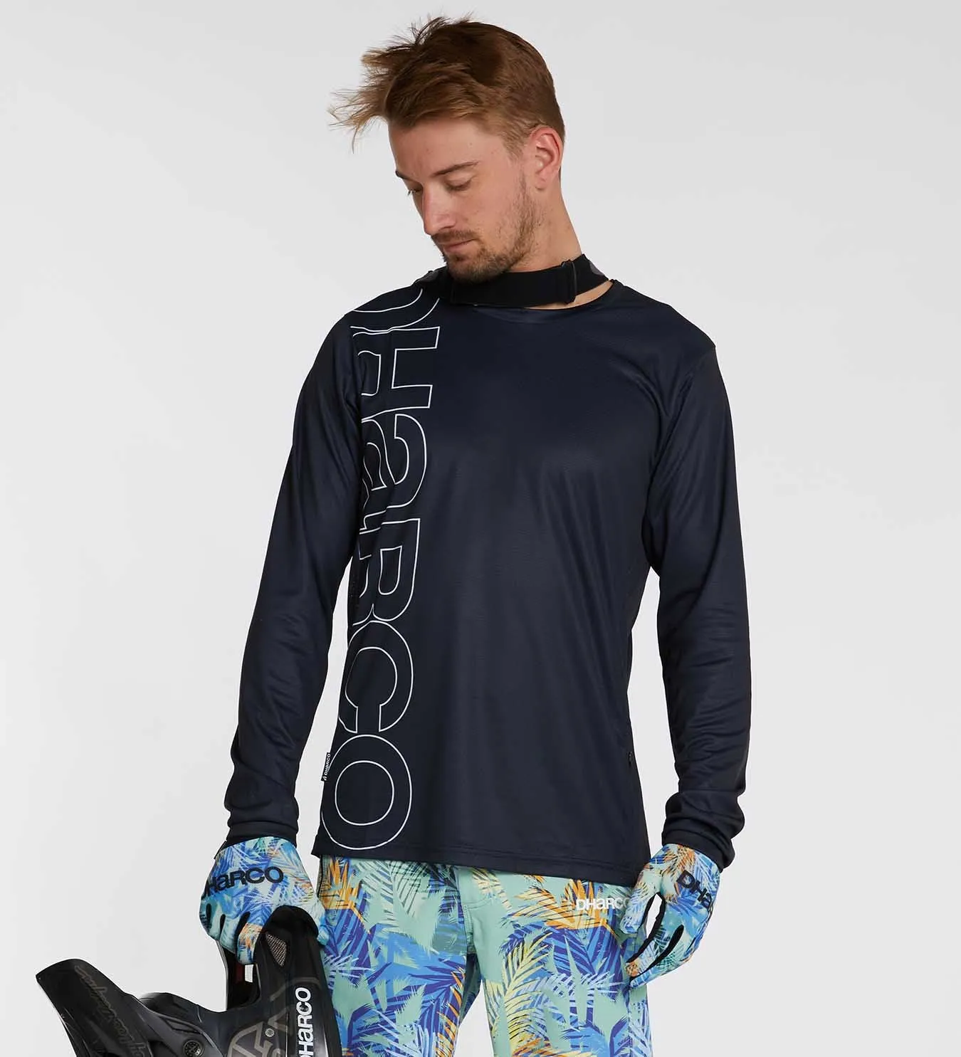 DHaRCO Mens Long Sleeve Gravity Jersey - Shadow
