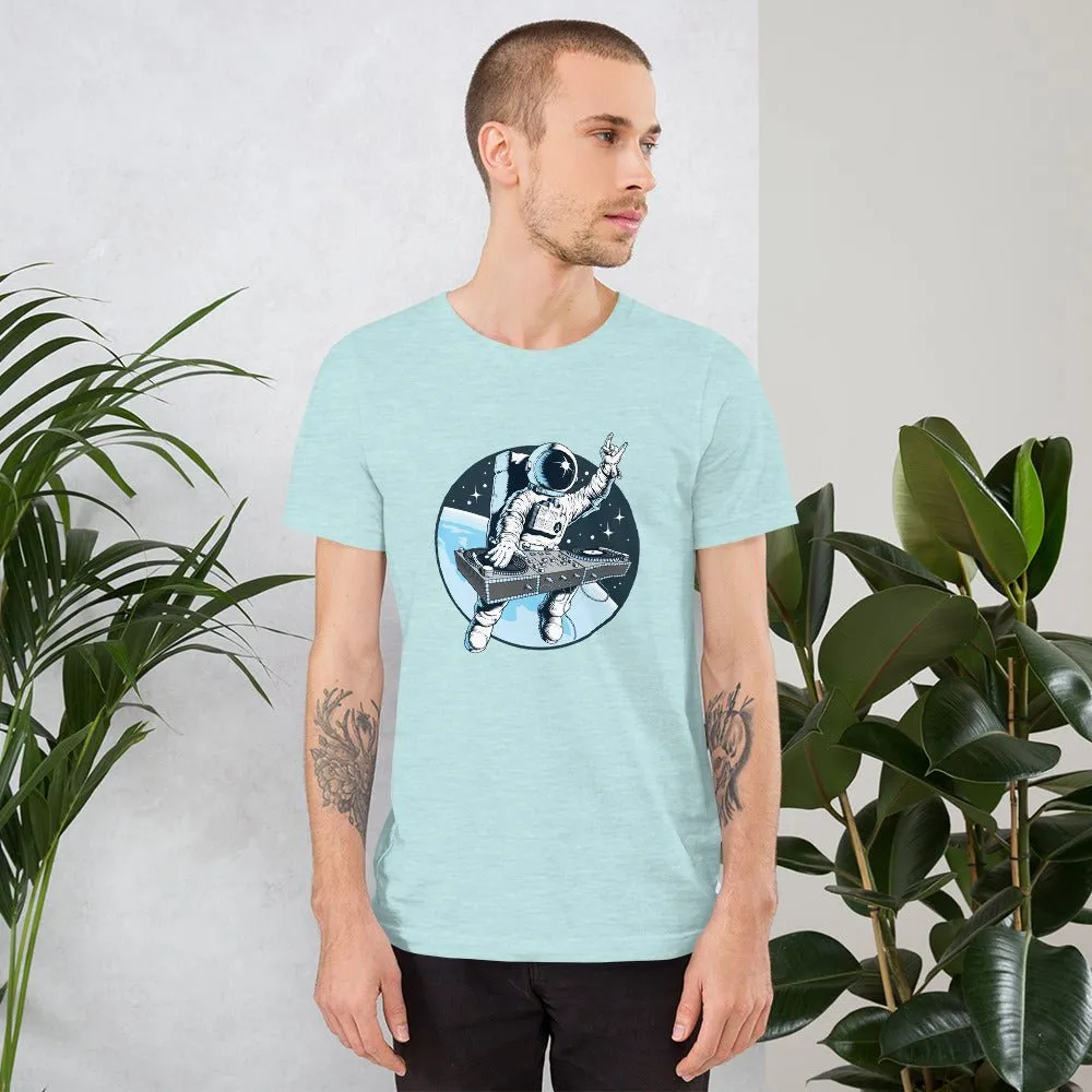 Disco Astronaut Short-Sleeve Unisex T-Shirt