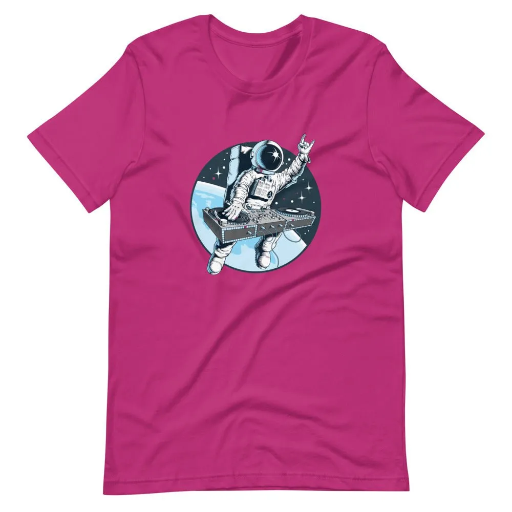 Disco Astronaut Short-Sleeve Unisex T-Shirt