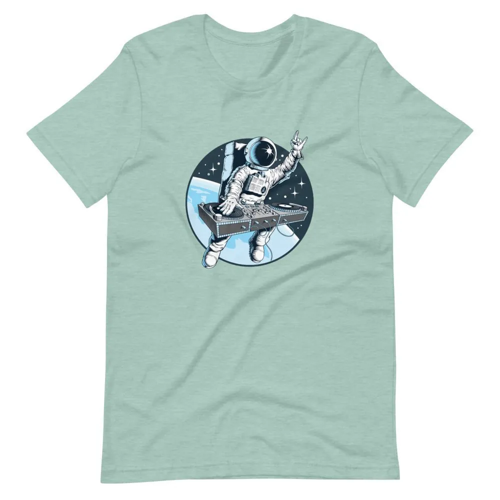 Disco Astronaut Short-Sleeve Unisex T-Shirt