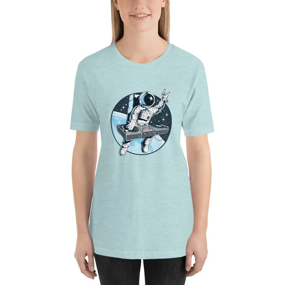 Disco Astronaut Short-Sleeve Unisex T-Shirt