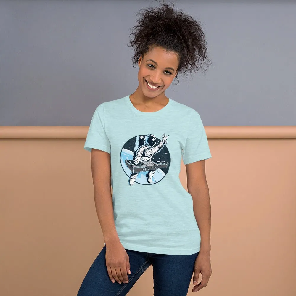 Disco Astronaut Short-Sleeve Unisex T-Shirt