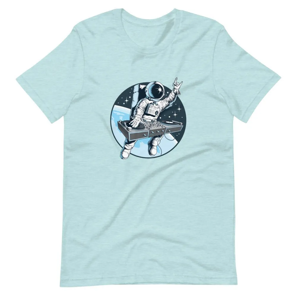 Disco Astronaut Short-Sleeve Unisex T-Shirt