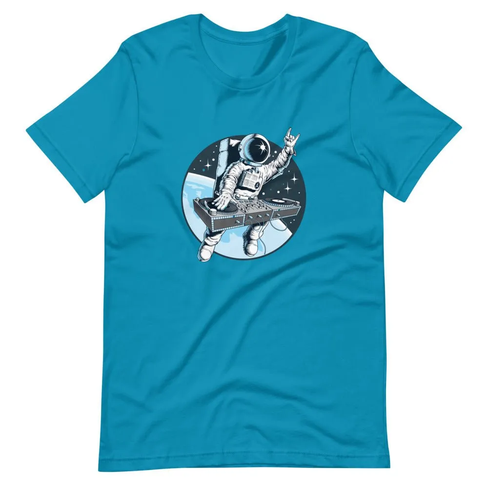 Disco Astronaut Short-Sleeve Unisex T-Shirt