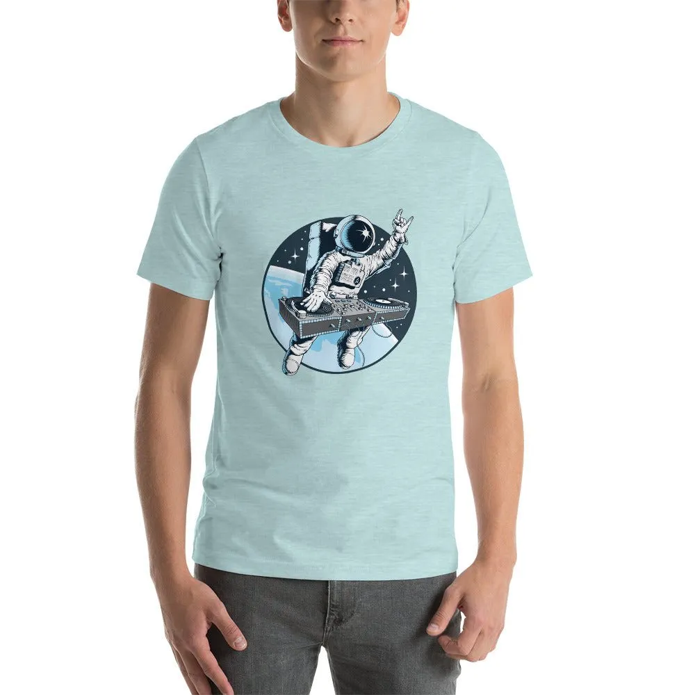 Disco Astronaut Short-Sleeve Unisex T-Shirt