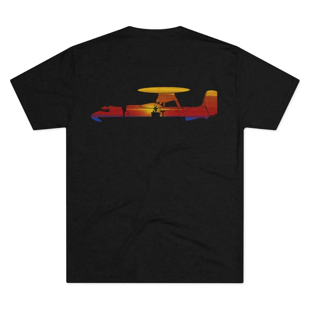 E-2 Sunset Theme - "Fo's Do It From Behind" Men's Tri-Blend Crew Tee