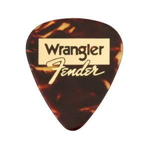 Fender X Wrangler Celluloid Guitar Picks, Medium, 8-Pack