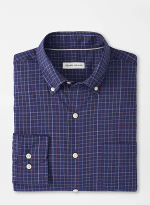 Fenton Cotton-Stretch Sport Shirt (Navy)
