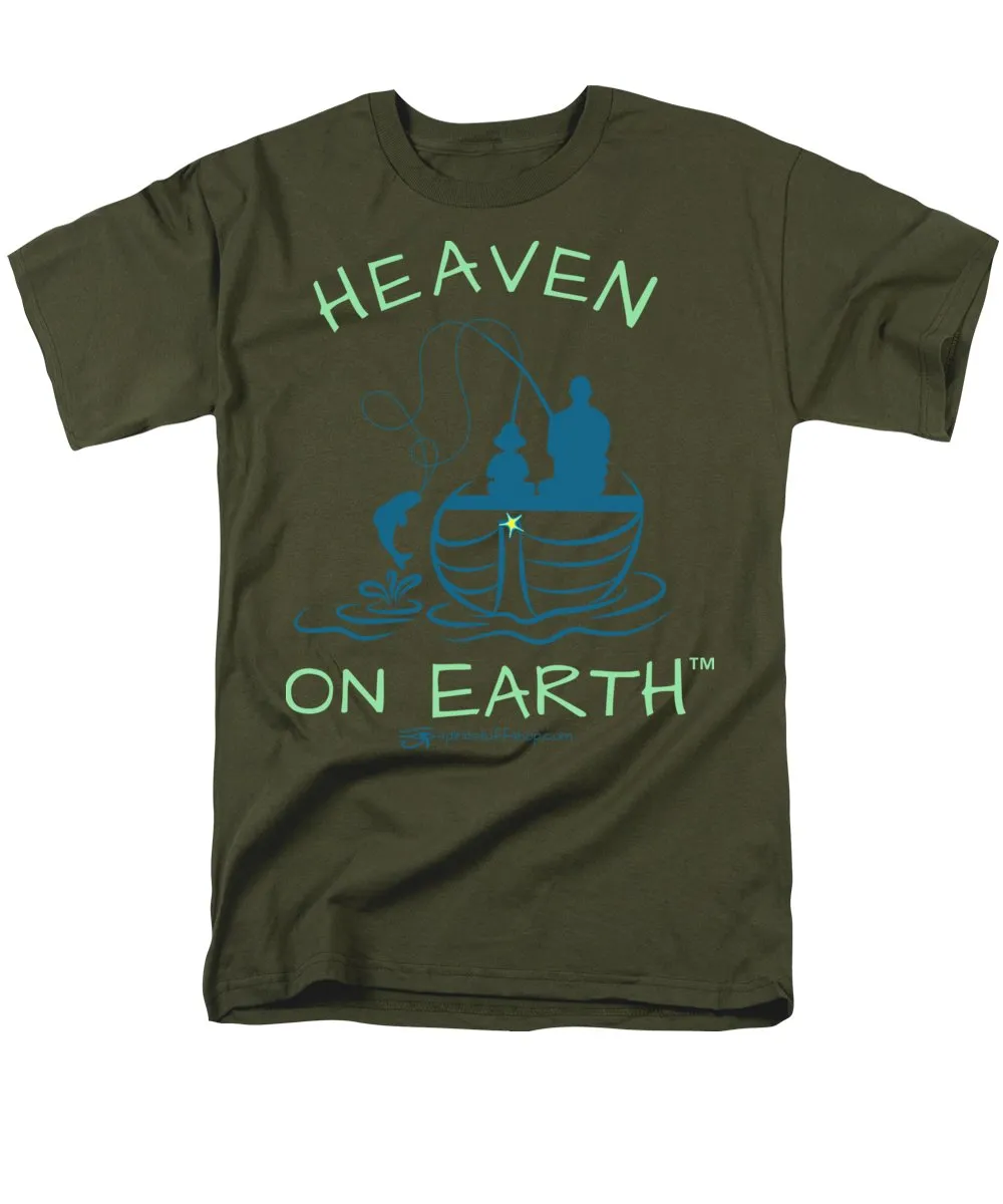 Fishing Heaven On Earth - Men's T-Shirt  (Regular Fit)