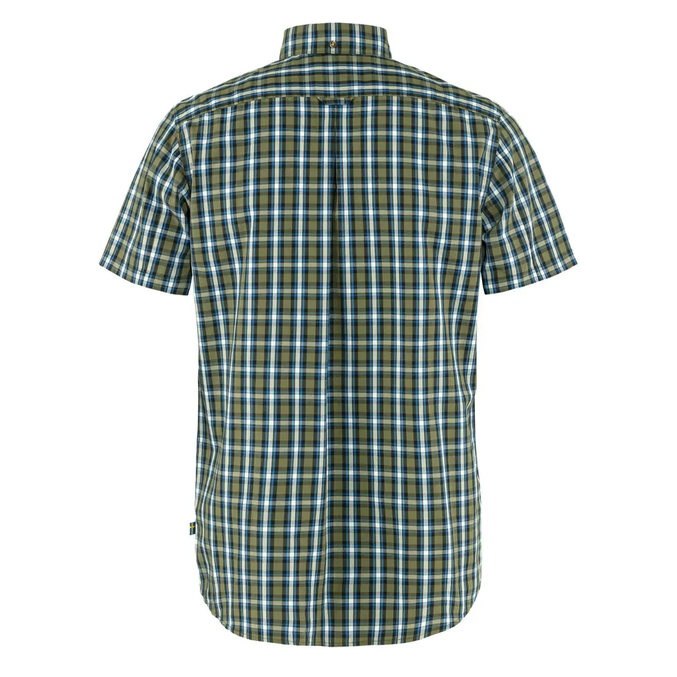 Fjallraven Ovik Shirt SS Green / Alpine Blue