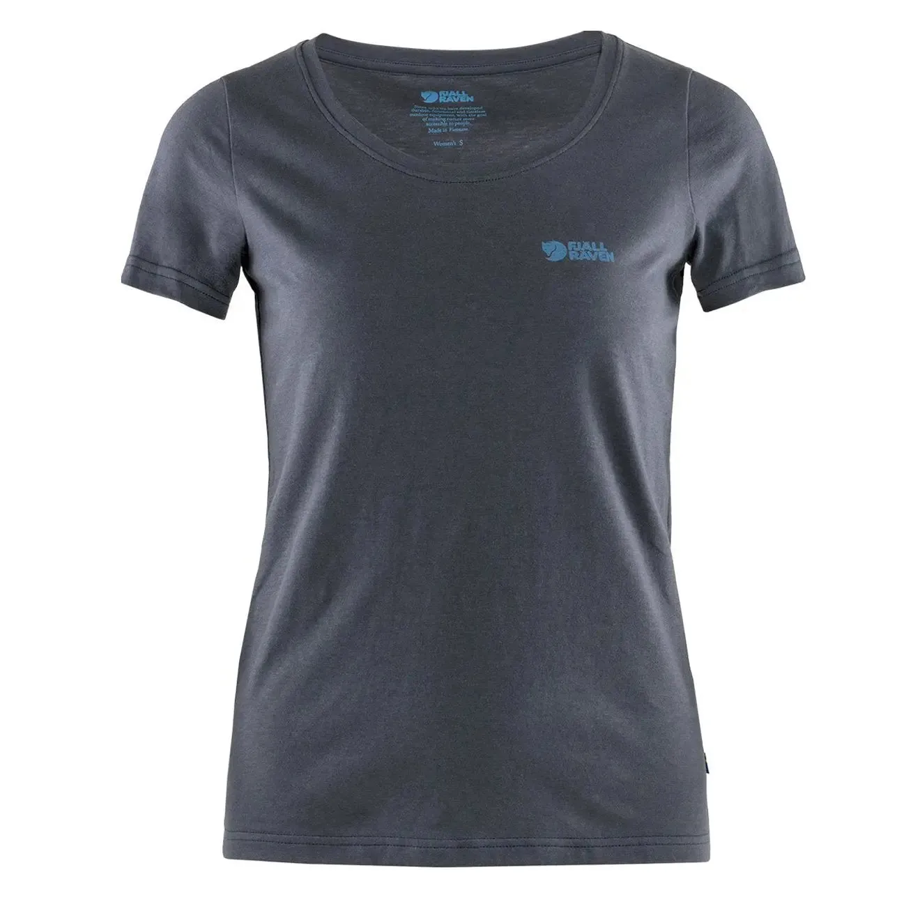 Fjallraven Womens Logo T-Shirt Navy
