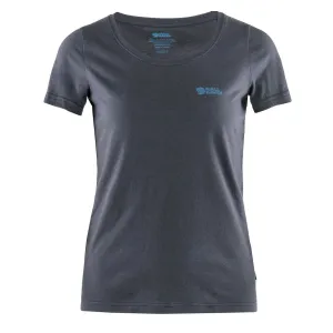 Fjallraven Womens Logo T-Shirt Navy
