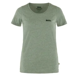 Fjallraven Womens Logo T-Shirt Patina Green Melange