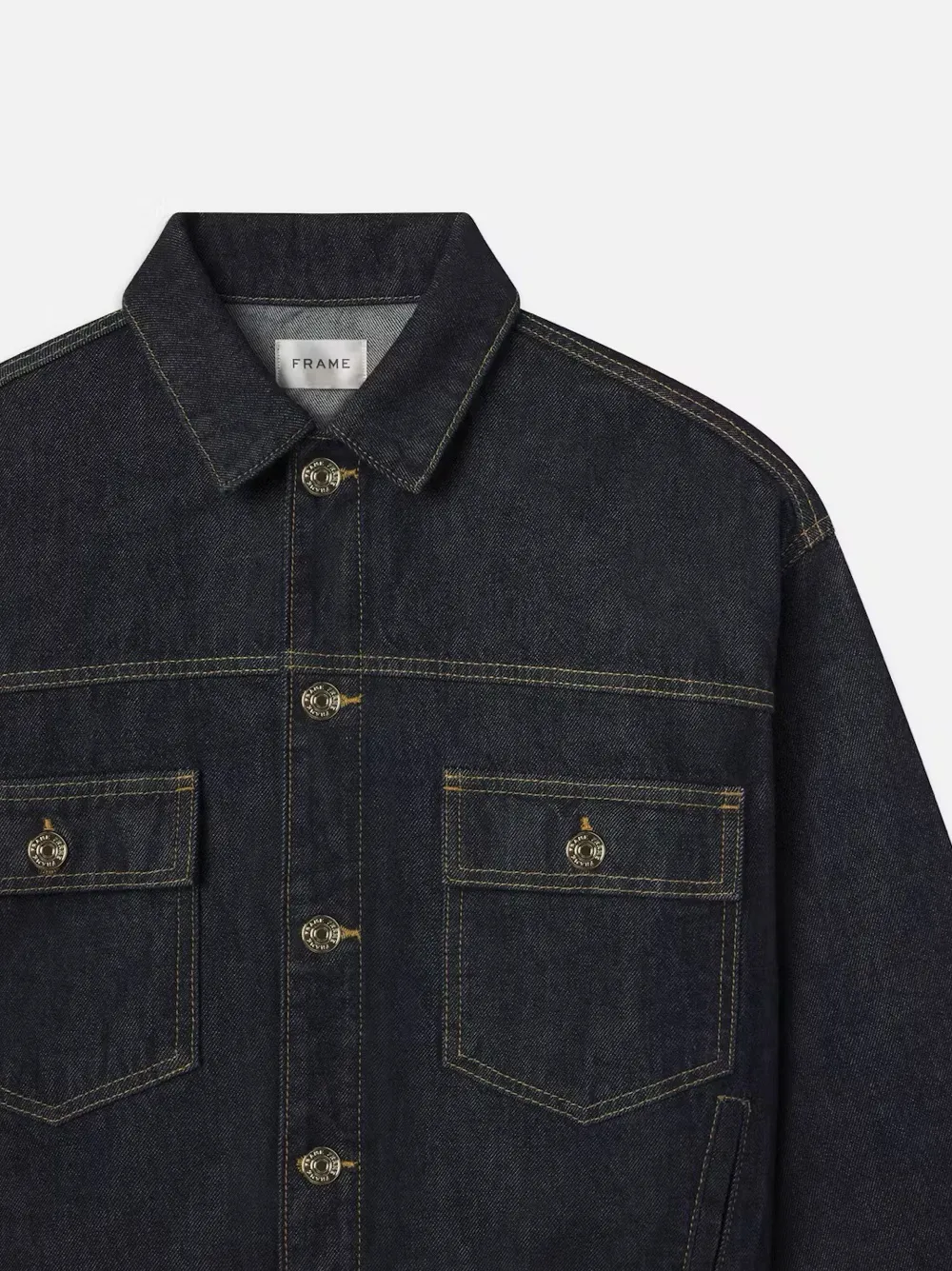 Frame The Boxy Jacket in Rinse