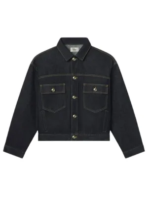 Frame The Boxy Jacket in Rinse