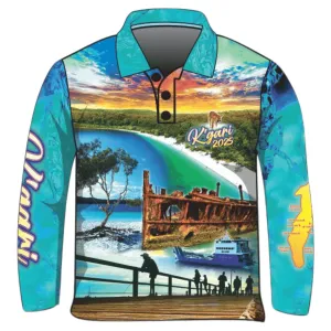 Fraser Island | Fraser Island (K'gari) Adventure Blue Fishing Shirt (2025) ★Pre-Order★