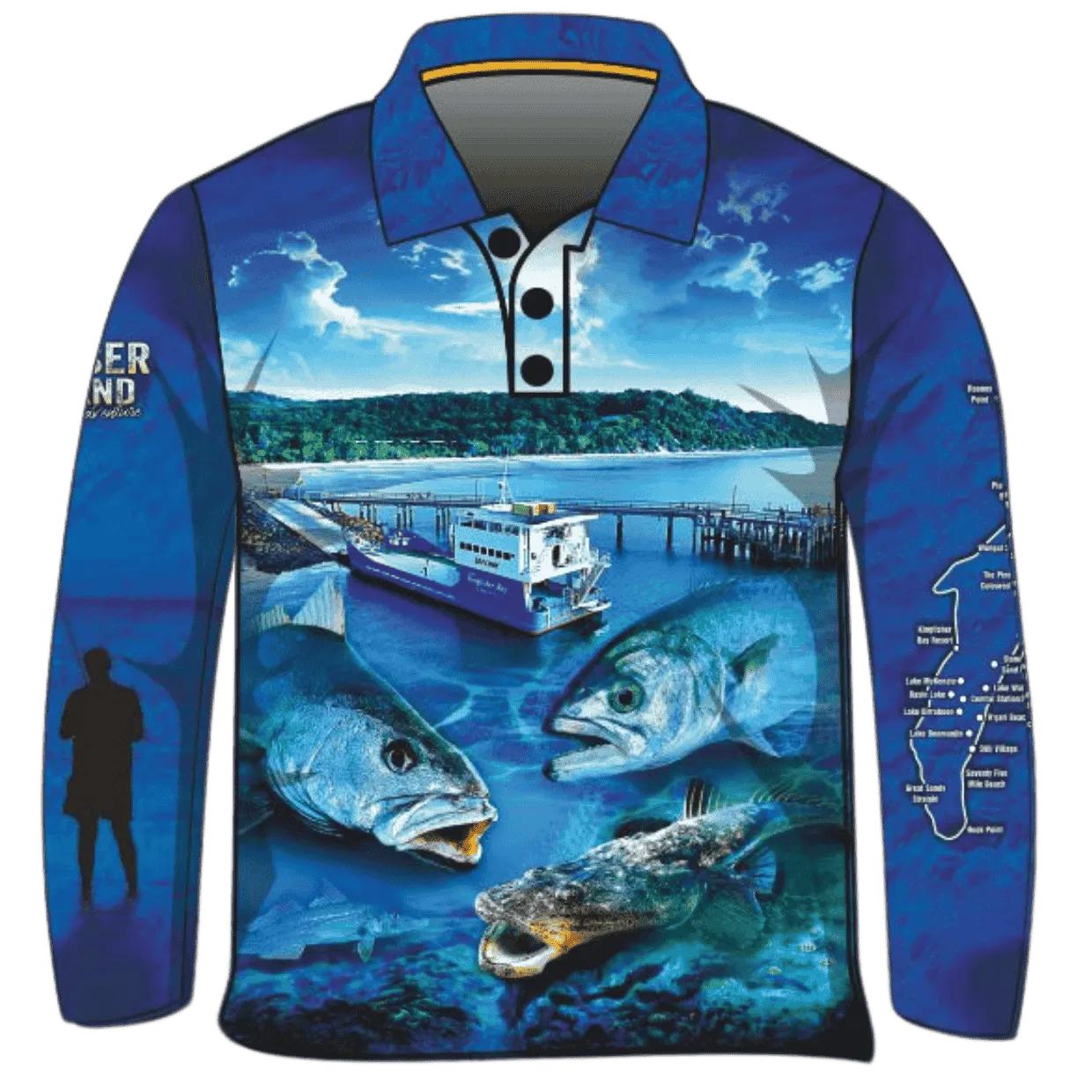 Fraser Island | Fraser Island (K'gari) Fishing Adventure Shirt ★Pre-Order★