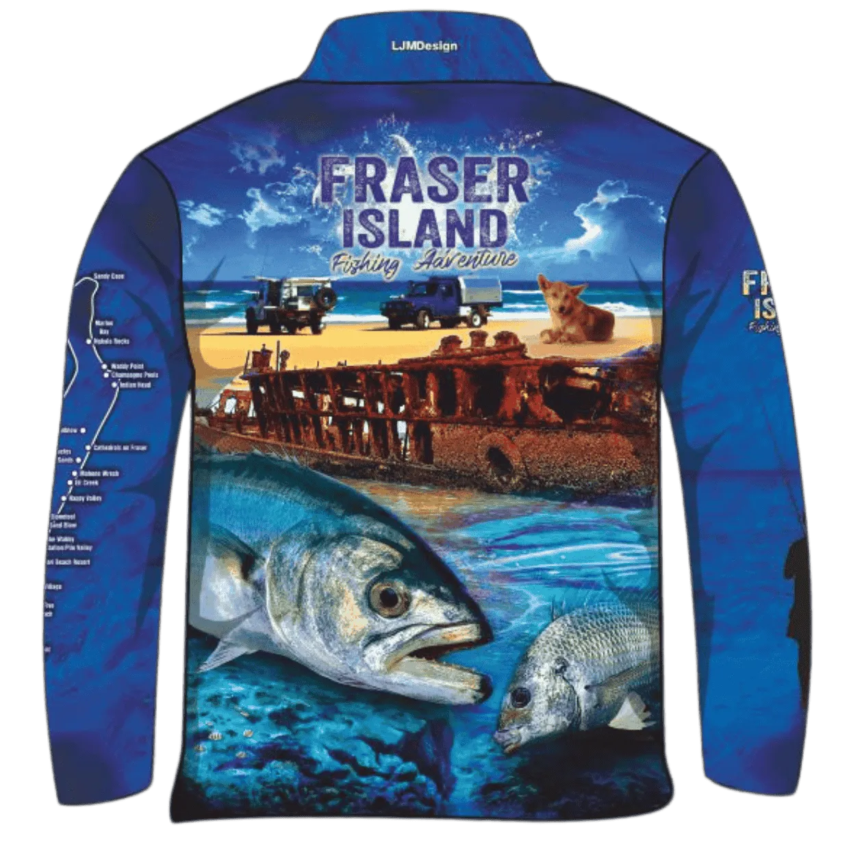 Fraser Island | Fraser Island (K'gari) Fishing Adventure Shirt ★Pre-Order★
