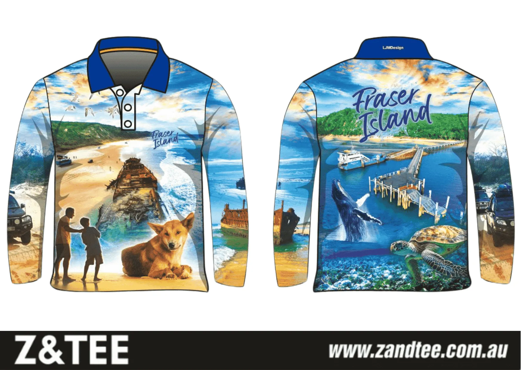Fraser Island | Fraser Island (K'gari) Tour Fishing Shirt ★Pre-Order★