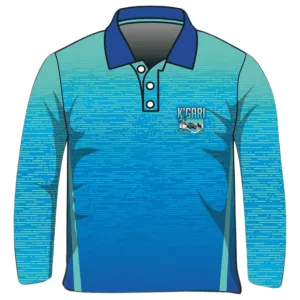 Fraser Island | K'gari Beach Wave Blue Fishing Shirt ★Pre-Order★