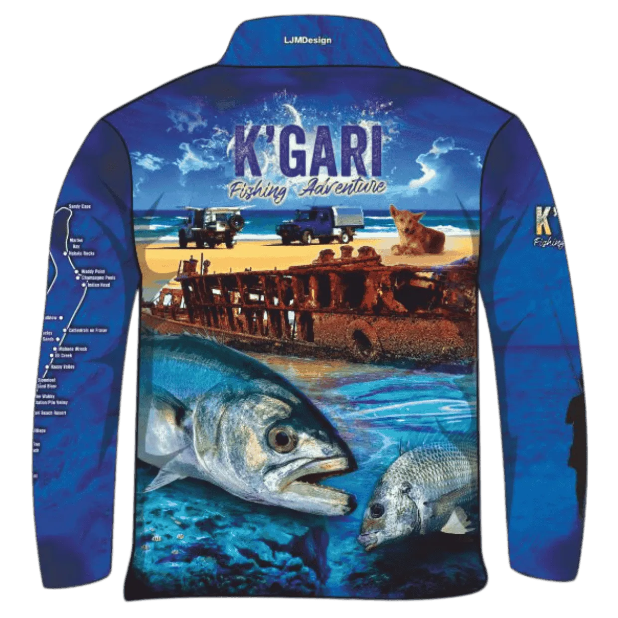 Fraser Island | K'gari Fishing Adventure Shirt ★Pre-Order★