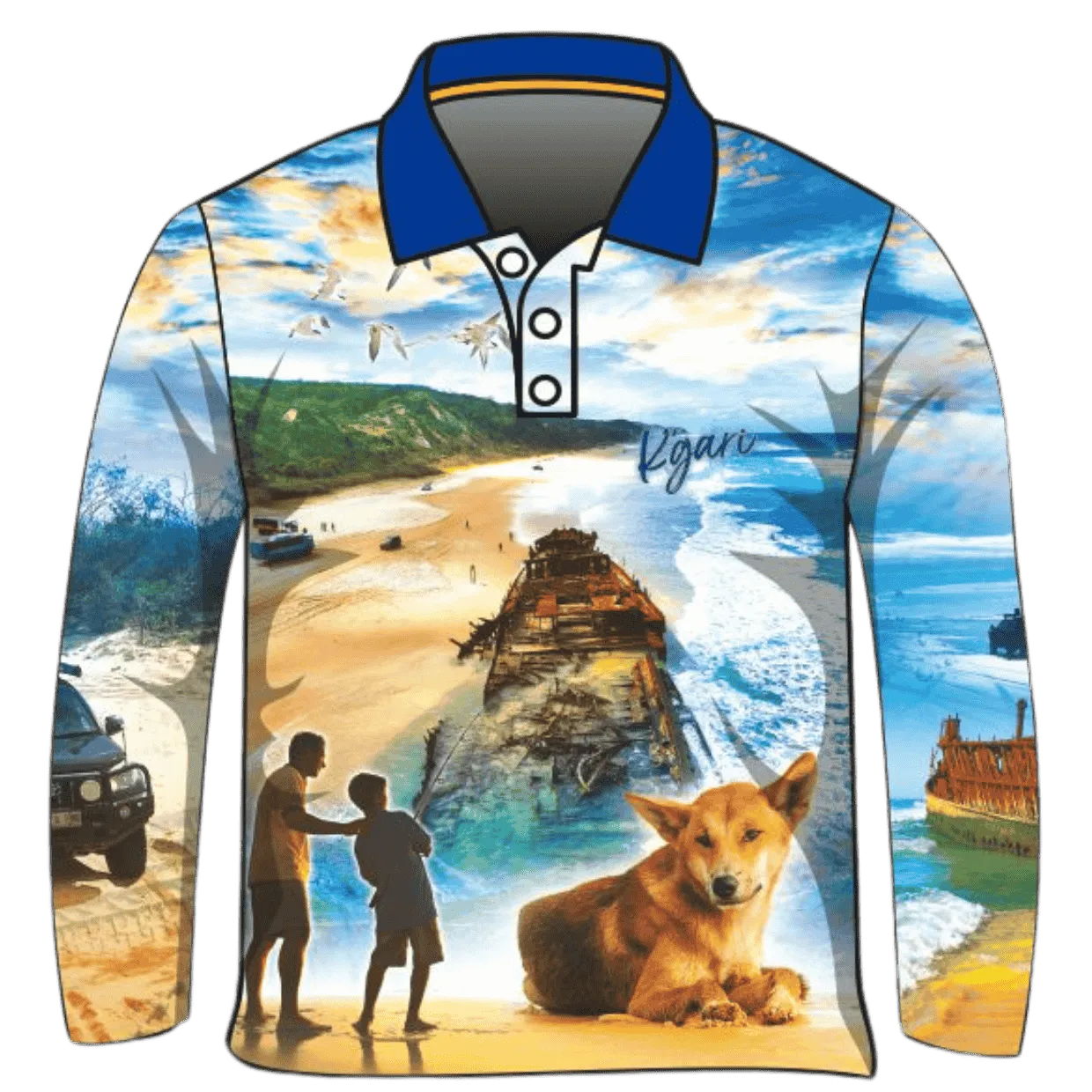 Fraser Island | K'gari Tour Fishing Shirt ★Pre-Order★