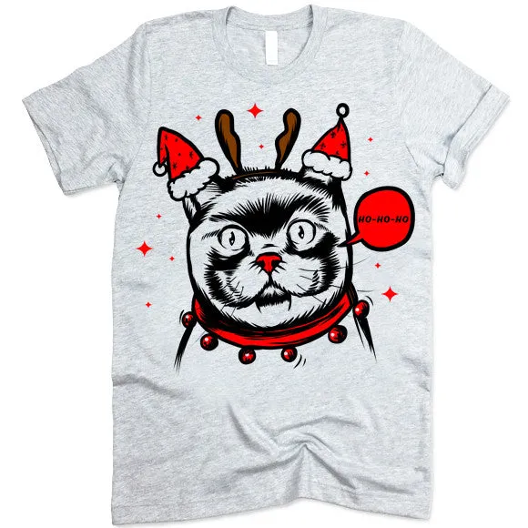 Funny Cat Christmas T-Shirt