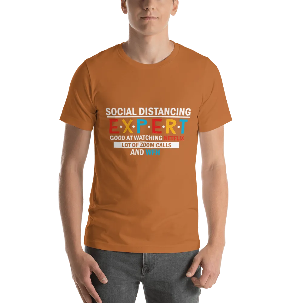 Funny social Distancing Short-Sleeve Social Distancing
