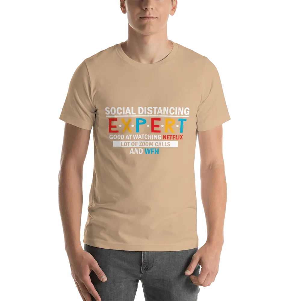 Funny social Distancing Short-Sleeve Social Distancing