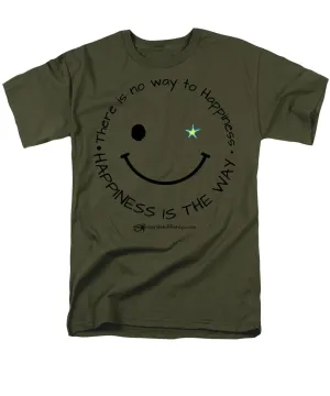Happiness Is The Way - Men's T-Shirt  (Regular Fit)