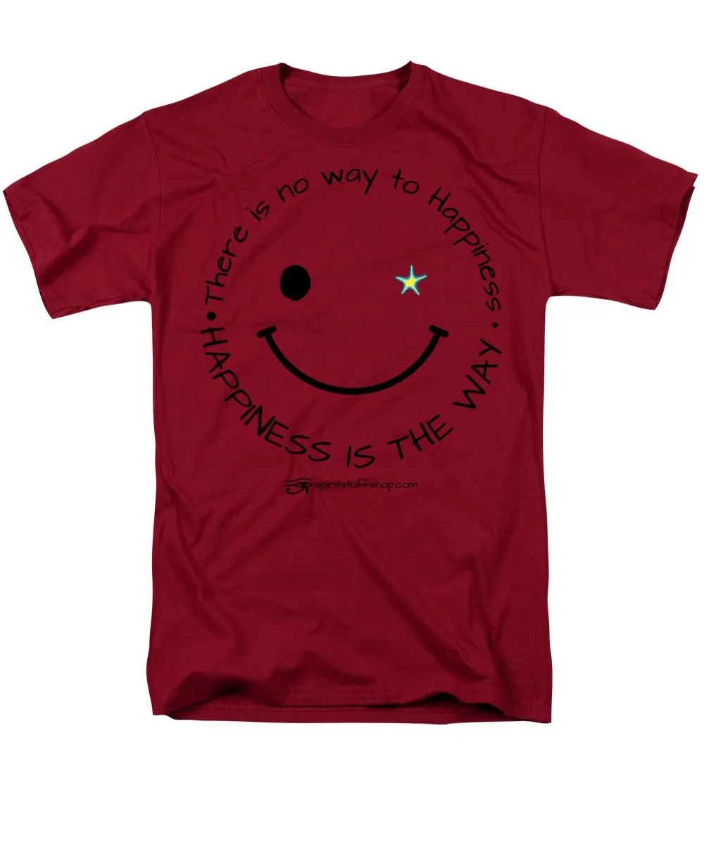 Happiness Is The Way - Men's T-Shirt  (Regular Fit)
