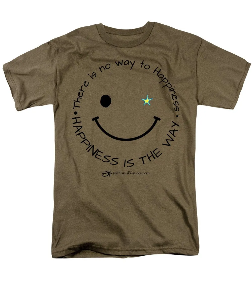 Happiness Is The Way - Men's T-Shirt  (Regular Fit)