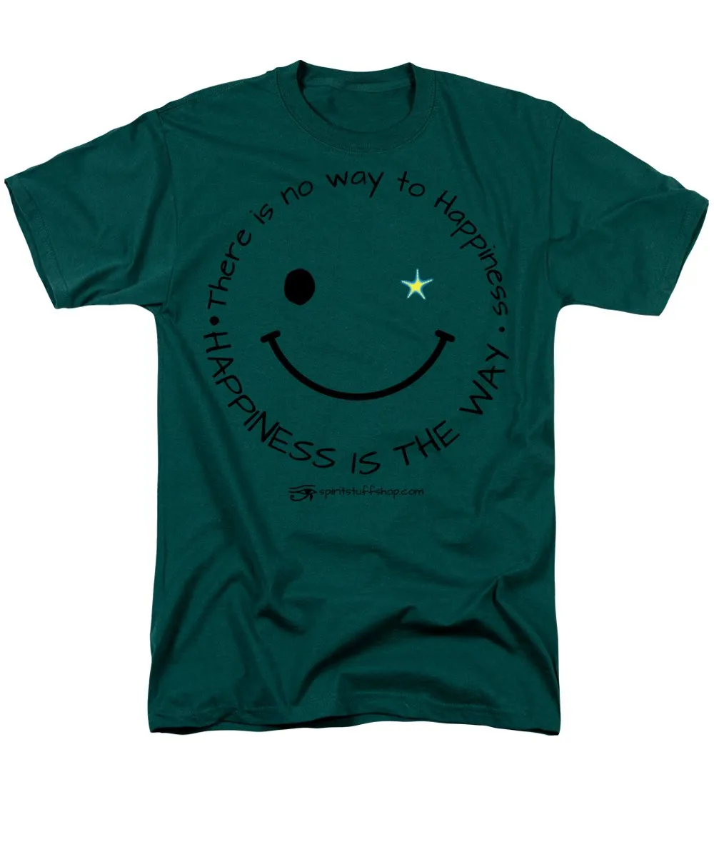 Happiness Is The Way - Men's T-Shirt  (Regular Fit)