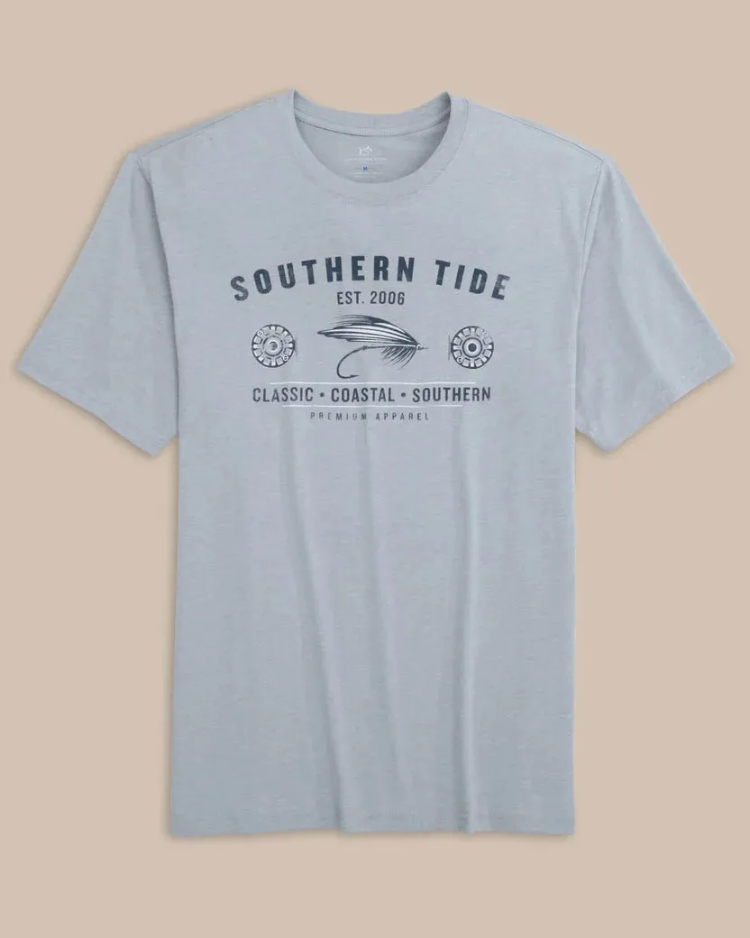 Heather Reel Fly Prem Apparel (Heather Platinum Grey)