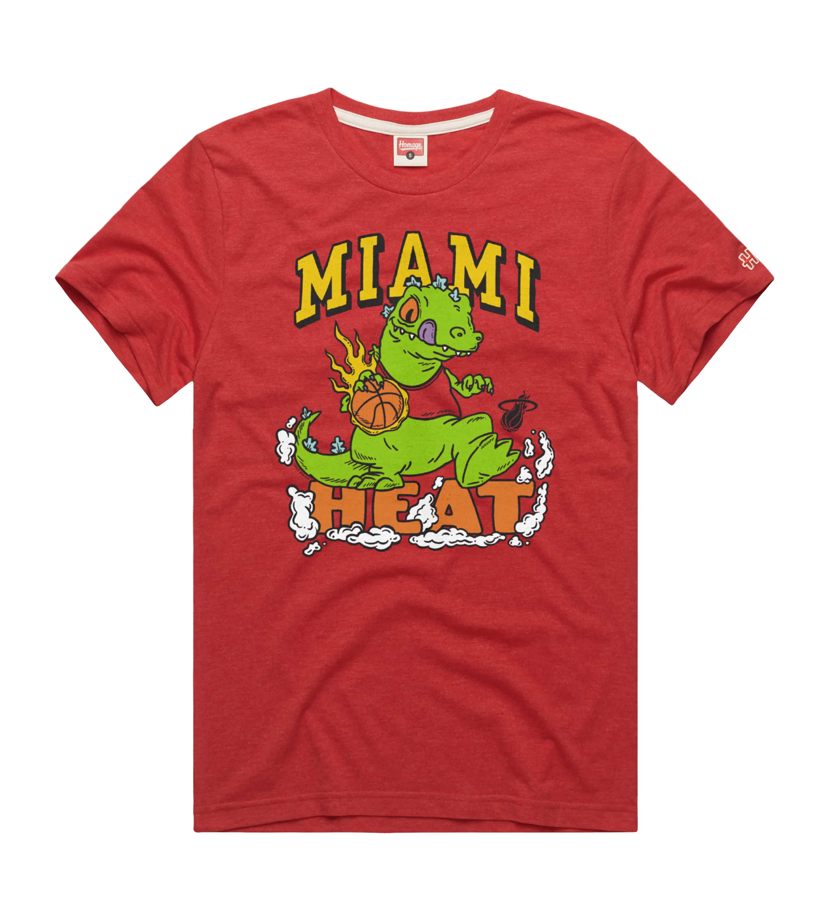 Homage Miami HEAT Rugrats Reptar Tee
